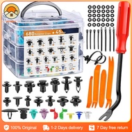 925pcs 725pc 100pcs Auto Fastener Clip Car Body Push Retainer Pin Rivet Bumper Carabiner Set