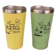 前畑 Disney 小熊維尼 金屬保溫隨行杯（真空斷熱雙層結構）兩色組合套裝 D-WP1951776