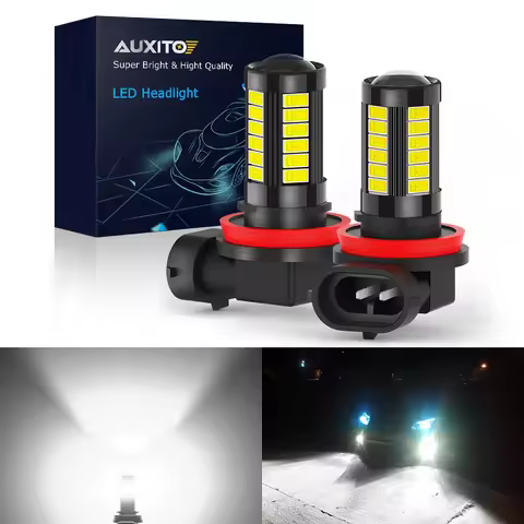 AUXITO 2Pcs 9005 HB3 9006 HB4 H11 H9 H8 Fog Lights Bulb for Nissan Qashqai Altima Juke Leaf Tiida X 