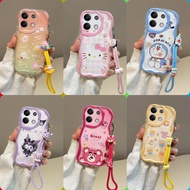 Casing POCO C85 Kartun comel lembut silikon phone casing