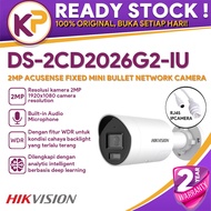 Hikvision DS-2CD2026G2-IU 2MP ACUSENSE FIXED BULLET NETWORK CAMERA