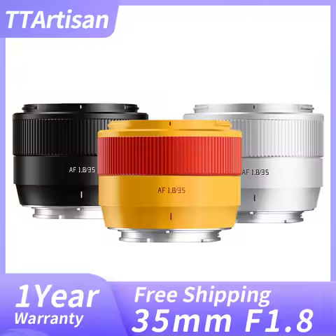TTArtisan AF 35mm F1.8 II APS-C Lens Large Aperture Portrait Lens for Fuji XT50 XE5 XM5 XS Sony A660