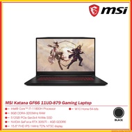 MSI Katana GF66 11UD-879 Gaming Laptop (BLACK)