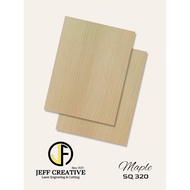 Laminated Plywood Maple 3.6mm / 400mm x 600mm / Maple /Plywood Laser Engraving