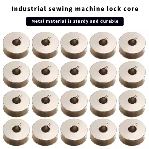 10-20 PCS Sewing Machine Metal "L" Bobbins (55623S) For Singer Brother Janome Bernina Sewing Machine