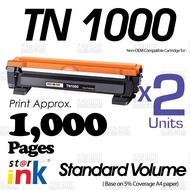 TN-1000 TN1000 Laser Toner Cartridge Compatible to Brother HL1110 DCP1510 MFC1810 MFC1815 HL1210W DC