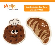 Meija Yumbuddies 3D Floor Rug Carpet Rug for Bedroom Living Room