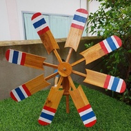 New Teak Windmill 8 Blades 50 cm. Enhance Your Wealth Natural You Have A Lot Of Orders Now.