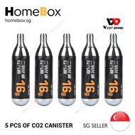 [HomeBox] West Biking 16g Threaded CO2 Cannister Cartridges Canister Bundle of 5/10/20 pcs