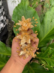 Kanaya Bunga Semanggi Hiasan Rambut Tusuk Sanggul Bunga Gonjer Aksesoris Khas Bali