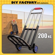 Troli Barang Foldable Trolley Heavy Duty Hand Truck Troli Multipurpose 2/6 Wheel Trolley 推车