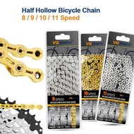 half Hollow bicycle Chain MTB Chain 8 Speed MTB chain 9speed Chain bike 8 speed road bike chain 9s