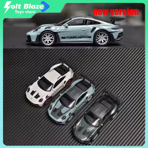 NOREV 1/43 Porsche 911 992 GT3 RS 2022 Diecast Alloy Car Model Simulation Static Collectible Cars Mo