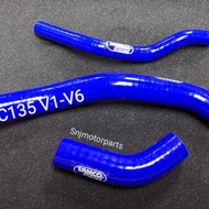 LC135 V1-V6 Radiator Hose (Samco)Blue / Red / Yellow. COOLANT HOSE