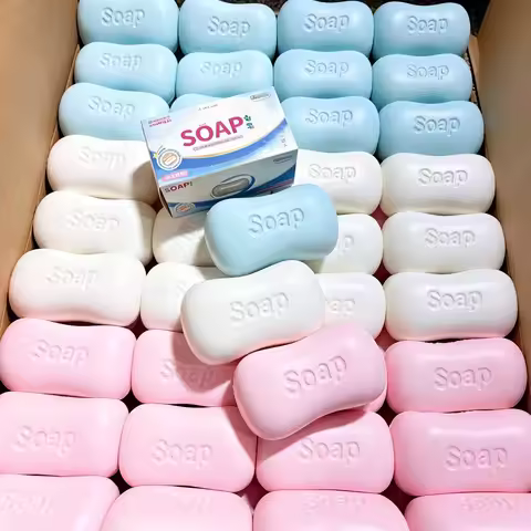 Simulated Soap Decor Ornament Macaron Three Colors Stereo Shape Bathroom Display Prop Fresh Desktop 
