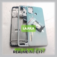 Casing housing casing full set realme c17 / realme 7i frame + Bezel + backdoor