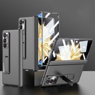 全城熱賣 - 適用於Honor Magic V2 GKK 殼膜一體磁吸摺疊轉軸全包手機殼（炫酷黑）