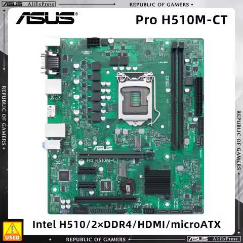 ASUS PRO H510M-CT Micro ATX Motherboard With LGA 1200 Socket for 10th Gen Core Processors 10100F 104