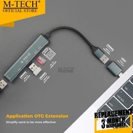 M-Tech Original USB Hub 5 In 1 Cr50 USB, Sd Card, Tf Card