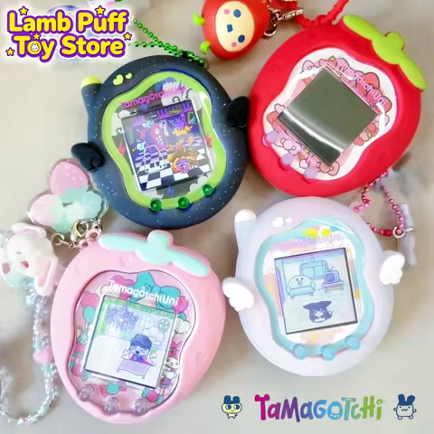 Tamagotchi Uni Smart Protective Case Angel Whisper Strawberry Luoxiaohei Series Silicone Rubber Mate
