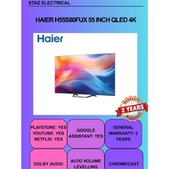 HAIER H55S80FUX 55 inch  Google 4K UHD TV