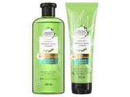 HERBAL ESSENCES Aloe Bamboo (Shampoo 400ml. + Conditioner 350 ml.) เฮอร์บัล เอสเซนส์ อโลเวร่า แอนด์ แบมบู  แชมพู+ครีมนวด ให้ผมนุ่มลื่นและแข็งแรง