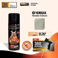 Samurai Y136 Two Silver Yamaha - Aerosol Coating Spray Paint for Automotive Car Motorcycle