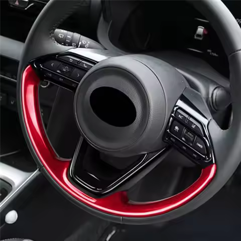 For Toyota Sienta Aqua Yaris Cross 2022 2023 Car Steering Wheel Panel Cover Trim Frame Sticker Acces
