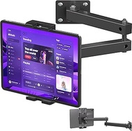 Mippko Foldable Tablet Wall Mount Holder,Multiple Angles Adjustment Extendable Articulating Aluminum