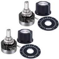 RV24YN20S 2Sets Carbon Film Potentiometer 1K 2K 5K 10K 20K 50K 100K 200K 250K 1M Ohm Single Rotary T