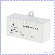 [KokiyaedMY] Gigabit Passive Power Over Ethernet POE Injector for , 2.1mm x 5.5 Connector