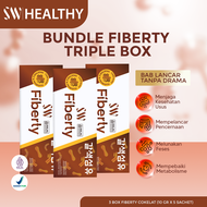 Sarwendah Juice Bundle 3 Box Fiberty Sarwendah Rasa Cokelat / Fiberty Melancarkan Pencernaan