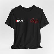 Ferrari Hamilton 44 F1 T shirt Ready Stock Unisex 100% Cotton Hammer Time 2025 Season Print Formula 