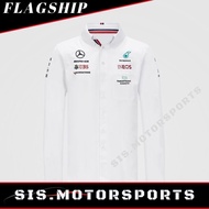 Mercedes-AMG Petronas F1 Team Racing Suit Hamilton Bottas Long Sleeve Shirt Workwear