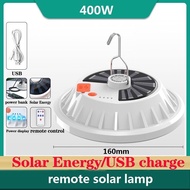 200W 400W  LED Rechargeable Bulb Lamp Remote Control Solar Charge 120/60 lamp beads Portable  Market