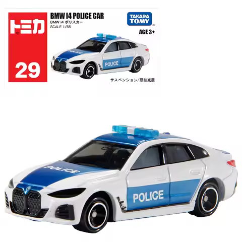 Takara Tomy Tomica No.29 BMW I4 P0LICE CAR Alloy Motor Vehicle Diecast Metal Model Kids Xmas Gift To