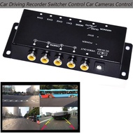 (OFWM) Car 4-Channel Driving Recorder Switcher Control Car Cameras IR Control Switch Combiner Box fo