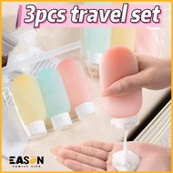 1/3/5 Set 3in1Travel Shampoo Bottle Set - Silicone Cosmetic Bottles for Shampoo & Conditioner