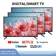 Android 14.0 Smart TV 43 Inch 50 Inches Led TV Netflix Youtube GooglePlay 24 32Inch Digital TV DVBT2