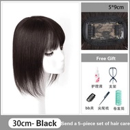 100% เส้นผมแท้จากคนวิกผมผู้หญิงหนึ่งชิ้น Top Hair เสริมชิ้นผมแท้ Top Hairpiece ครอบคลุมสีเทาผมเพิ่ม 