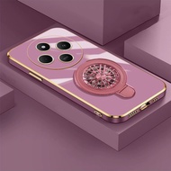 Soft Case Xiaomi Redmi 14C 13C poco C75 C65 4G Magnetic Wireless Gyroscope Spinner Plating Luxury