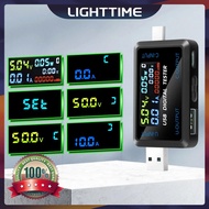 10-in-1 Type-C USB Tester Multi-function Digital Display DC 4.5~36V Voltage Ammeter Power Meter Powe