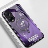 Case For OPPO A98 5G A1 5G New Phone Shockproof Glass Shell Phone Case