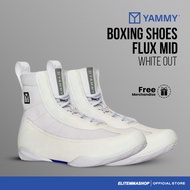 YAMMY FLUX MID BOXING SHOES WhiteOut Boxing SHOES