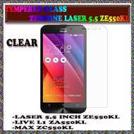 TEMPERED GLASS ZENFONE LASER 5.5 INCH ZE550KL ZENFONE LIVE ZB501KL ZENFONE C ZC451CG Z007 ANTI-SCRAT