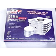 Honda EX5 Dream / Wave100 Uma RACING Cylinder Block 53mm Full Set