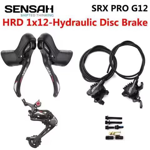 SENSAH SRX PRO HRD G12 1x12s Hydraulic Disc Brake Gravel bikes Cyclo Cross Hydraulic Disc shifter 12