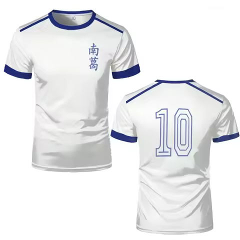 Captain Tsubasa Graphic T Shirts Summer Mens Cosplay Anime Football Club Tshirt 2024 Soccer Team Hig