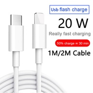 USB C Charger 2M Cable 20W PD Fast Charging Data Cable Cord Typc-C to Lighting For iPhone 13 12 Pro 