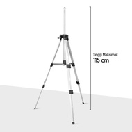 Tripod untuk Laser Leveling Diameter Drat Baut 15.8 mm atau 5/8 Inch Beban Maksimal 2.5 kg